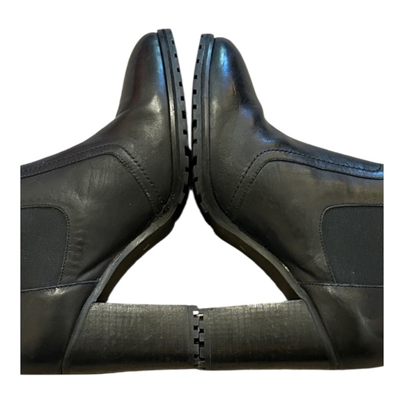 Seychelles Hustle Platform Chelsie Black Pull On Heeled Boots Womens size 9 - Picture 7 of 11